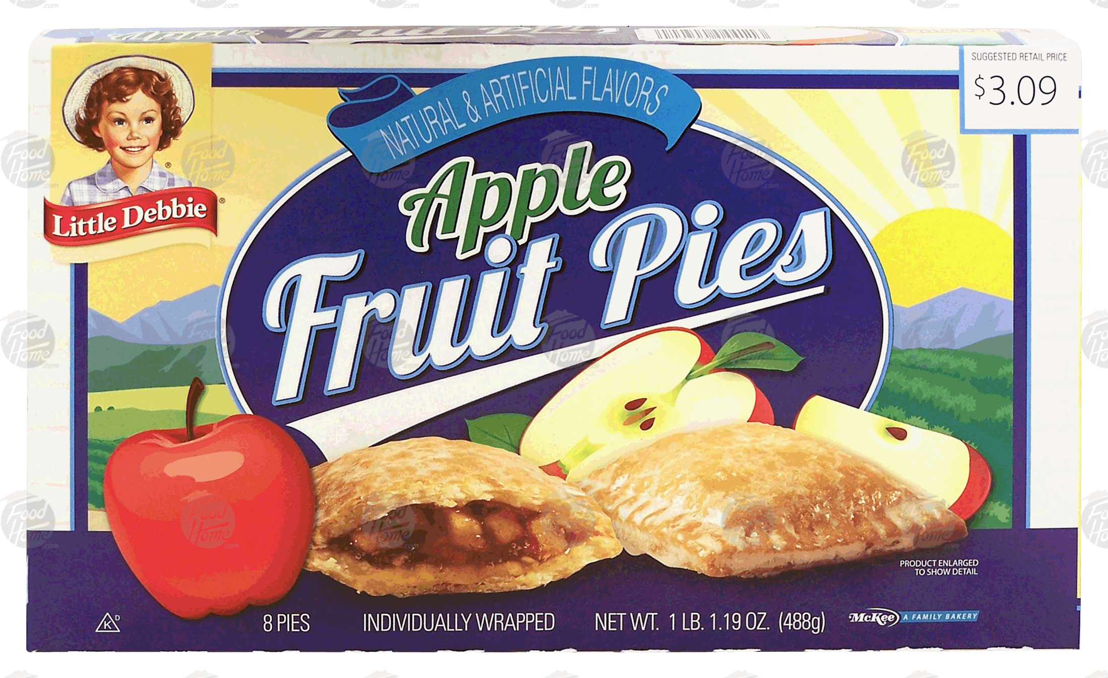 Little Debbie  apple fruit pies, 8-individually wrapped Full-Size Picture